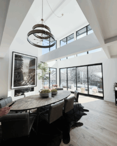 home remodel | Sun Valley renovation | open concept design | window installation | modern kitchen remodel | Idaho construction | luxury home update | Engelmann Partners