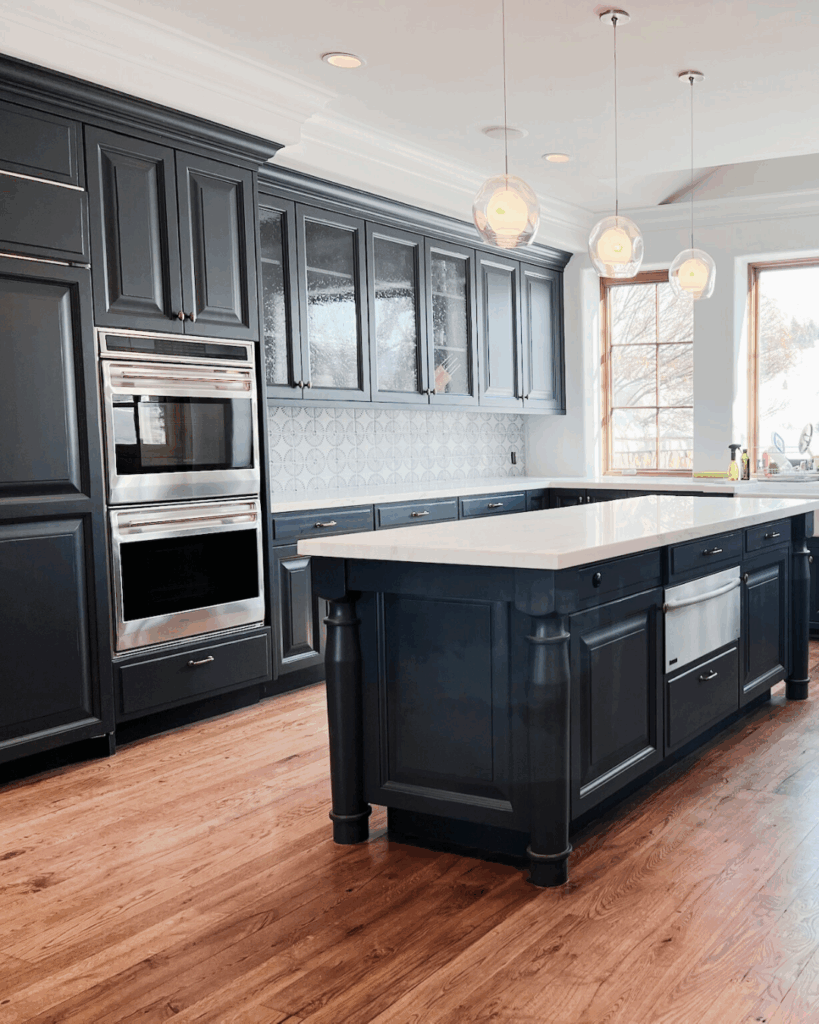 custom kitchen remodel | Sun Valley kitchen design | Engelmann Partners | functional kitchen layout | kitchen renovation Idaho | bold kitchen design | luxury cabinetry